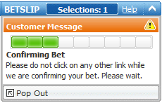 PaddyPower's In-Play Bet Placement Delay Screen