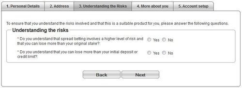Understanding the risks when registering a Spread Betting Account