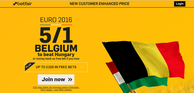 Belgium to beat Hungary last 16 Euro 2016 Offer.png