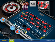 Roulette bet on a split