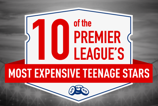 10 of the Premier League's Most Expensive Teenage Stars [RESPONSIVE INFOGRAPHIC]